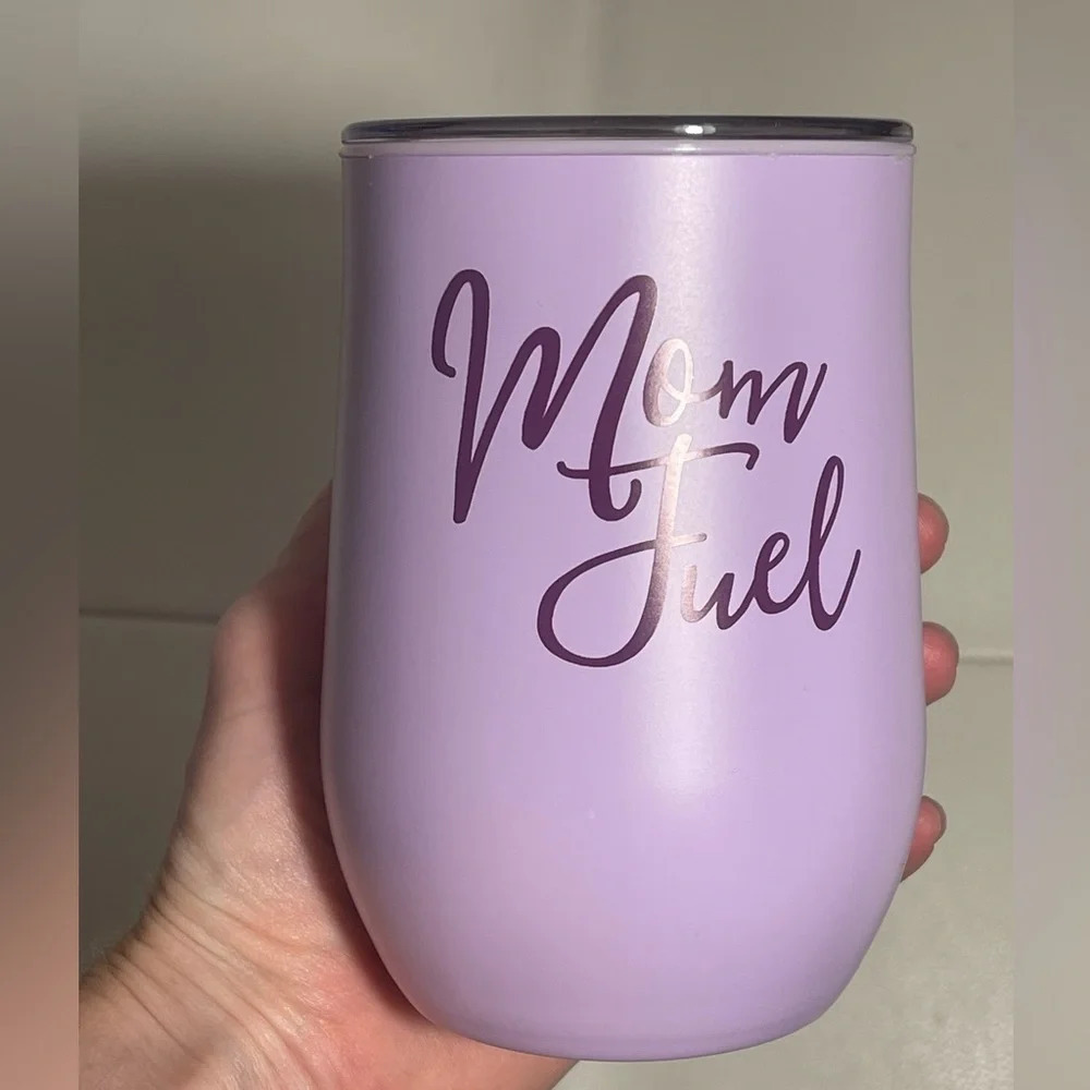 Lavender wine mug.